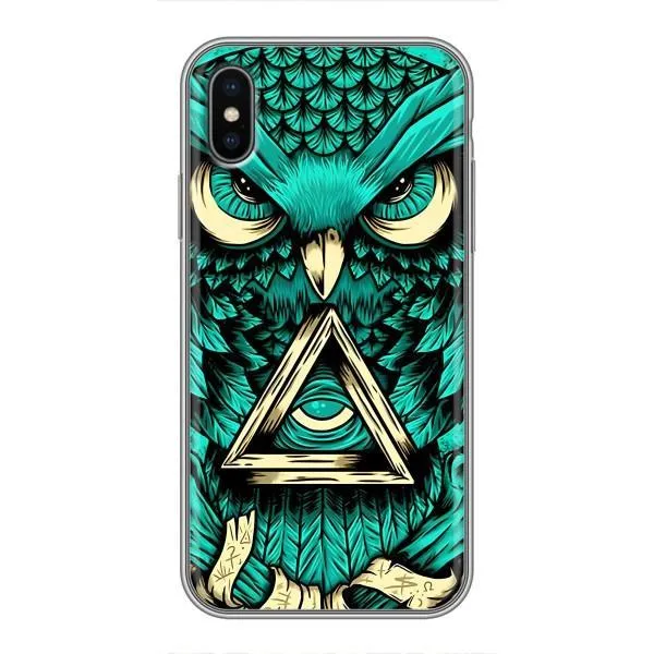 Чохол з принтом «Сова з оком» для iPhone Xs Max