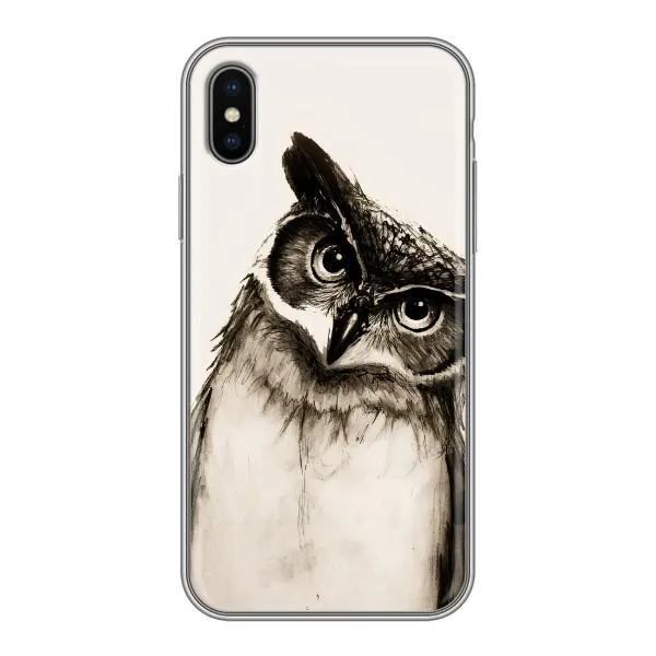 Чохол з принтом «Сова» для iPhone Xs Max