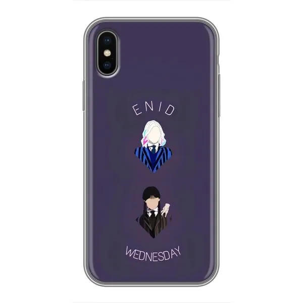 Чехол с принтом «Уэнздей и подруга» для iPhone Xs Max