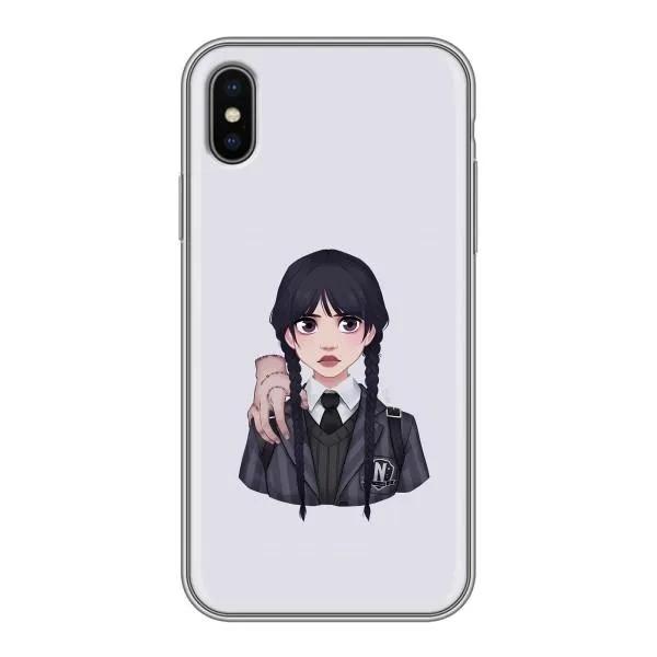 Чехол с принтом «Уэнздей и Вещь» для iPhone Xs Max