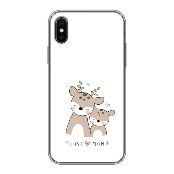 Чехол с принтом «Оленята мама и малыш» для iPhone Xs Max Чехол с принтом «Оленята мама и малыш» для iPhone Xs Max