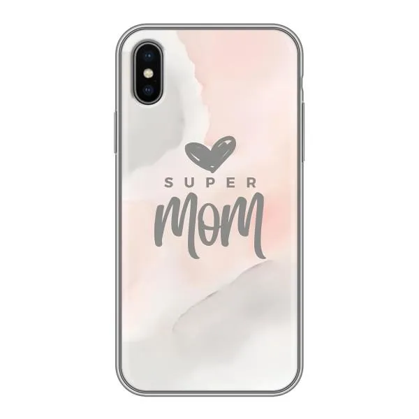 Чехол с принтом «Супер мама» для iPhone Xs Max Чехол с принтом «Супер мама» для iPhone Xs Max