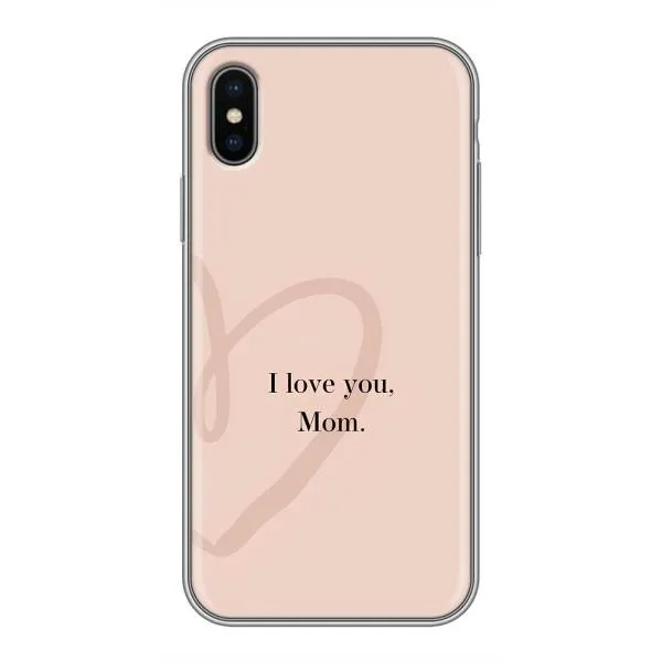 Чехол с принтом «Сердце маме» для iPhone Xs Max Чехол с принтом «Сердце маме» для iPhone Xs Max