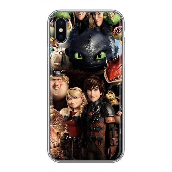 Чехол с принтом «Персонажи дракона» для iPhone Xs Max Чехол с принтом «Персонажи дракона» для iPhone Xs Max