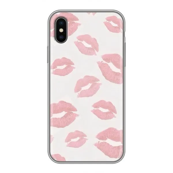 Чехол с принтом «Розовые губы» для iPhone Xs Max