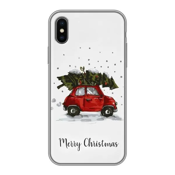 Чехол с принтом «Машина с елкой» для iPhone Xs Max