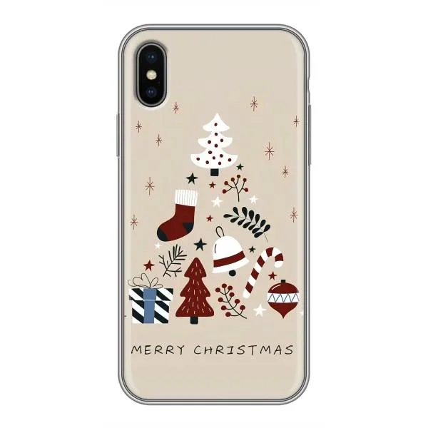 Чехол с принтом «Merry Christmas» для iPhone Xs Max