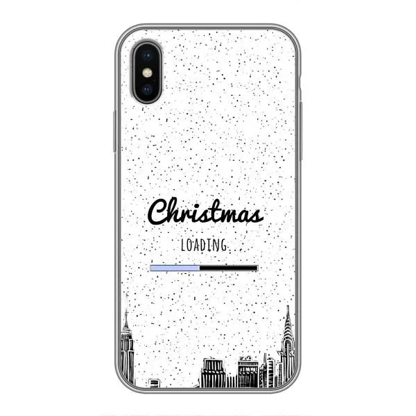 Чехол с принтом «Рождество загружается» для iPhone Xs Max