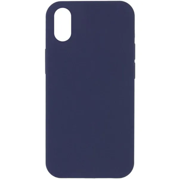 Чохол Silk Full Protective (AA) NO LOGO для Apple iPhone X / XS (5.8") — Темно-синій — фото 1 Чохол Silk Full Protective (AA) NO LOGO для Apple iPhone X / XS (5.8") — Темно-синій — фото 1