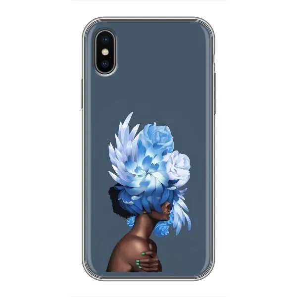 Чехол с принтом «Цветы на голове» для iPhone Xs Чехол с принтом «Цветы на голове» для iPhone Xs