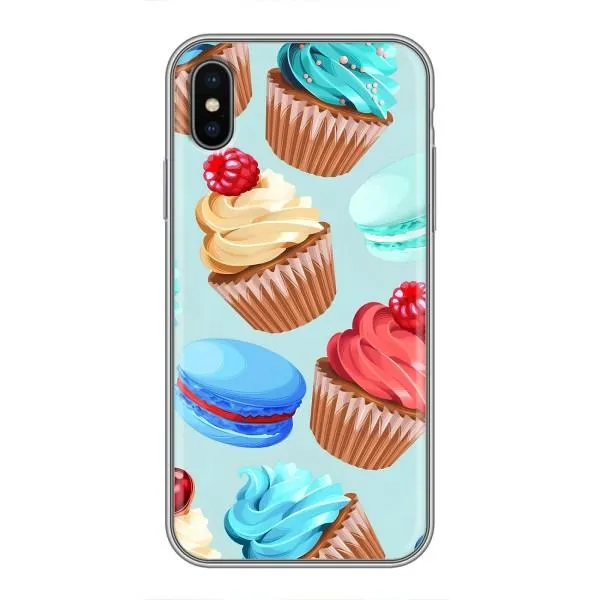 Чехол с принтом «Кексики» для iPhone Xs