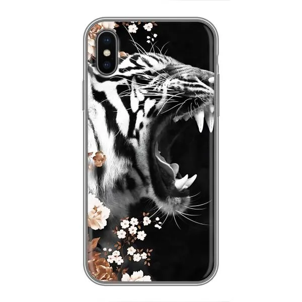 Чехол с принтом «Стильный ТИГР» для iPhone Xs