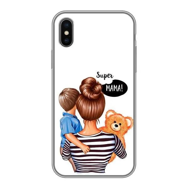 Чехол с принтом «Мама с сыном» для iPhone Xs Чехол с принтом «Мама с сыном» для iPhone Xs