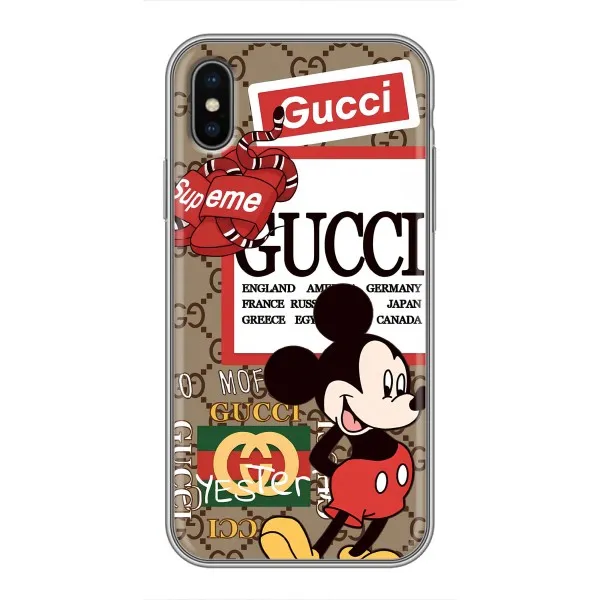 Чехол с принтом «Стильный Микки» для iPhone Xs