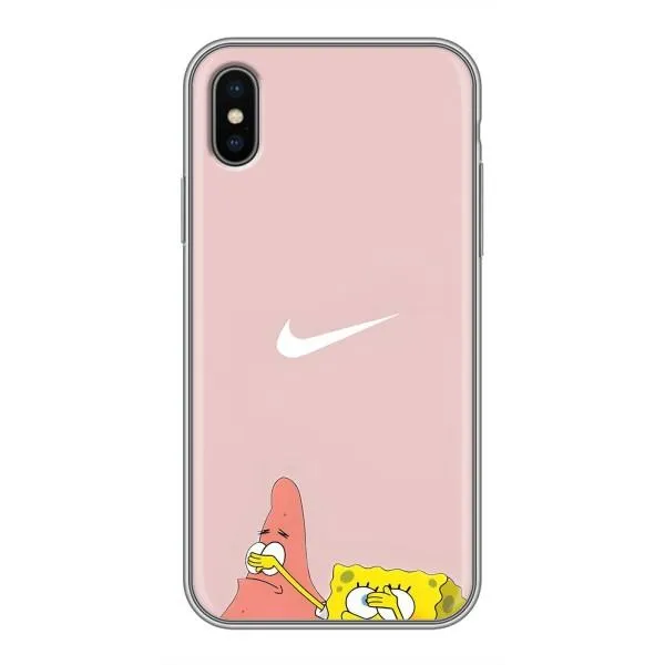 Чохол з принтом «Патрік і Губка» для iPhone Xs
