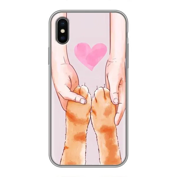 Чехол с принтом «Любовь к котикам» для iPhone Xs Чехол с принтом «Любовь к котикам» для iPhone Xs