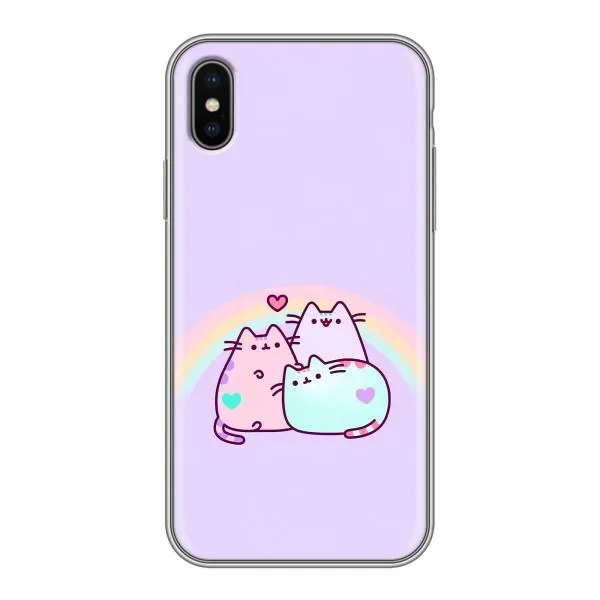 Чехол с принтом «Радужные котики» для iPhone Xs Чехол с принтом «Радужные котики» для iPhone Xs