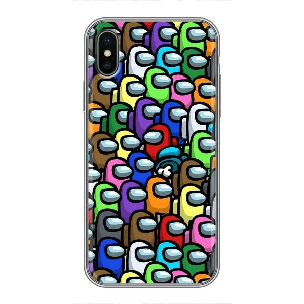 Чехол с принтом «Убит» для iPhone Xs