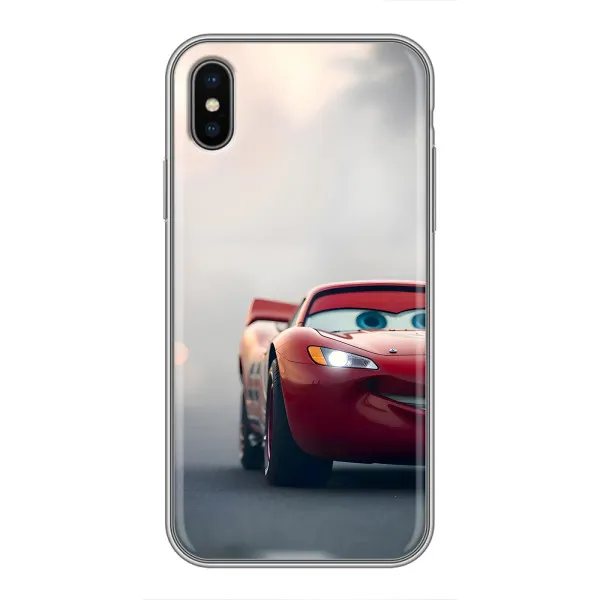 Чехол с принтом «Скоростной Маквин» для iPhone Xs