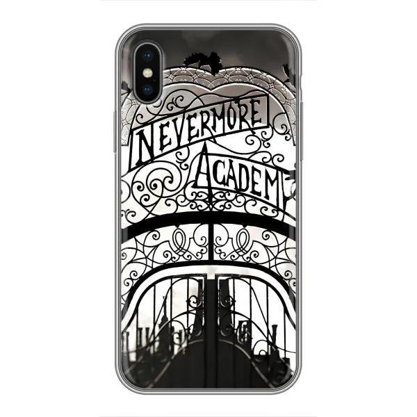 Чохол з принтом «Ворота Академії Невермор» для iPhone Xs
