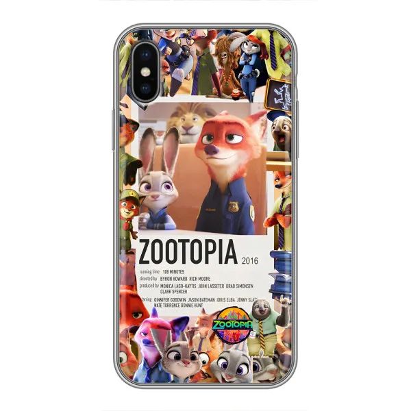 Чохол з принтом «Постер Зоотрополіс» для iPhone Xs