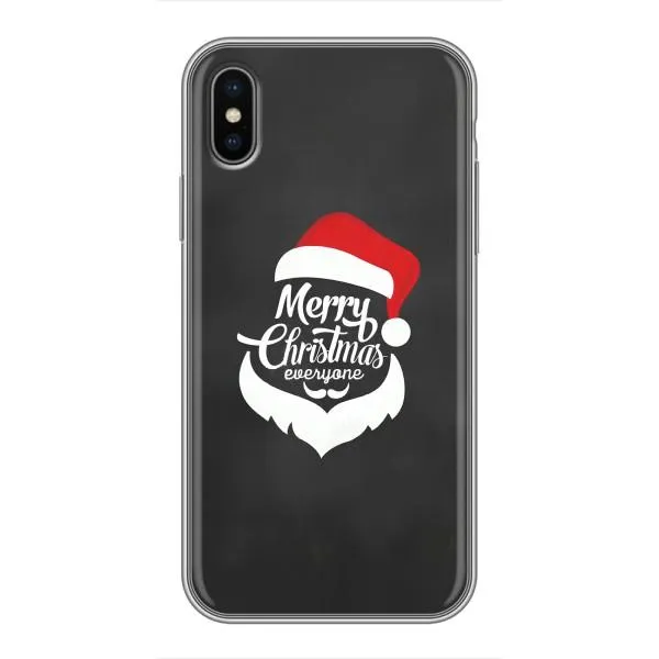Чохол з принтом «Санта Крісмас» для iPhone Xs