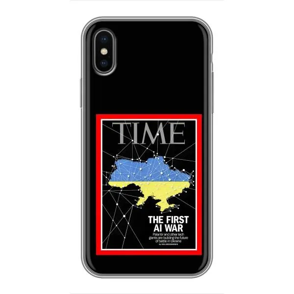 Чехол с принтом «TIME Ukraine» для iPhone Xs
