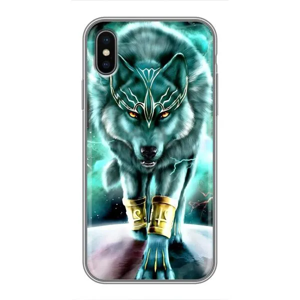 Чехол с принтом «Яркий волк» для iPhone Xs Чехол с принтом «Яркий волк» для iPhone Xs