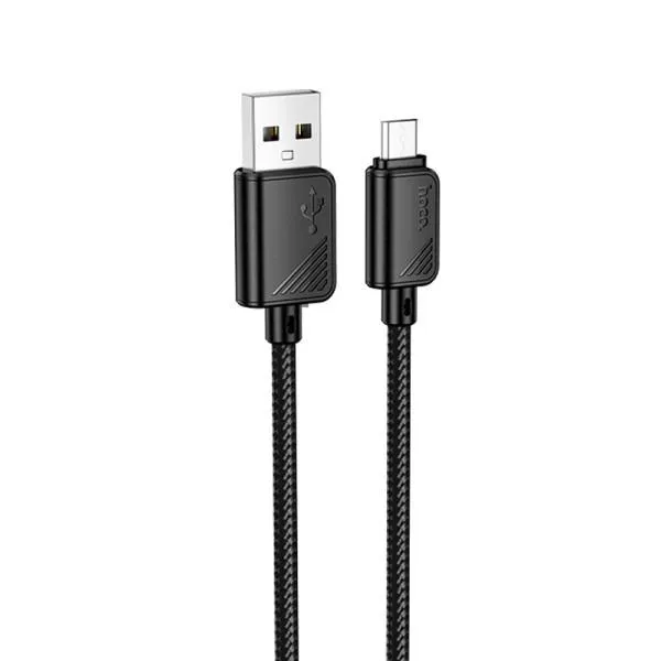 Дата кабель Hoco X113 Beneficio USB to MicroUSB (1m) — Черный — фото 1