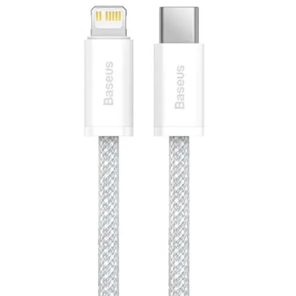 Дата кабель Baseus Dynamic Series Type-C to Lightning 20W (1m) (CALD000002) — Білий — фото 4