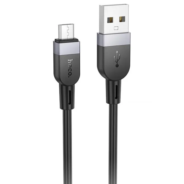 Дата кабель Hoco X109 Energy silicone USB to MicroUSB (3m) — Чорний — фото 1
