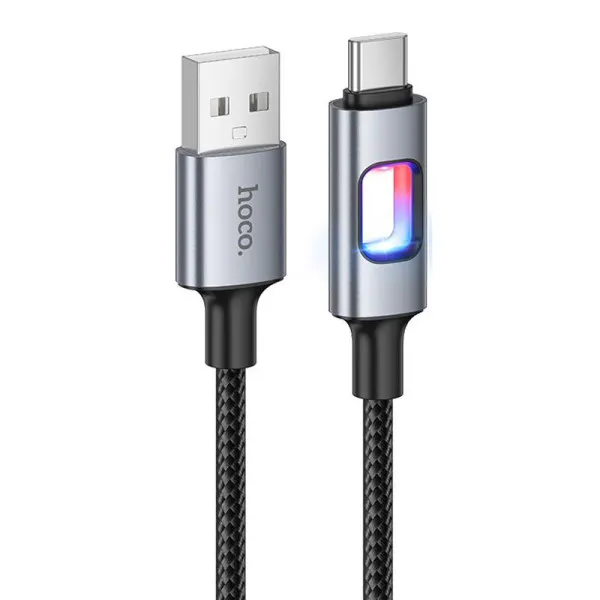 Дата кабель Hoco U144 New USB to Type-C 3A (1.2m) — Черный — фото 1
