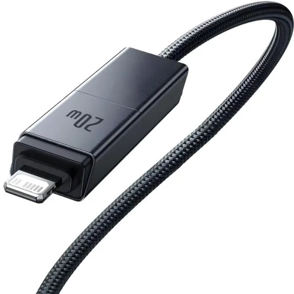 Дата кабель Baseus Versatile Two-for-Two USB/Type-C to Type-C/Lightning 60W (2m) (P10383000) — Черный — фото 5