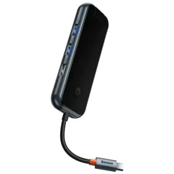 Переходник HUB Baseus AcmeJoy 8-Port Type-C HUB Adapter (WKJZ010613) — Серый — фото 4
