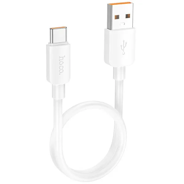 Дата кабель Hoco X96 Hyper USB to Type-C 100W (0.25m) — Белый — фото 1