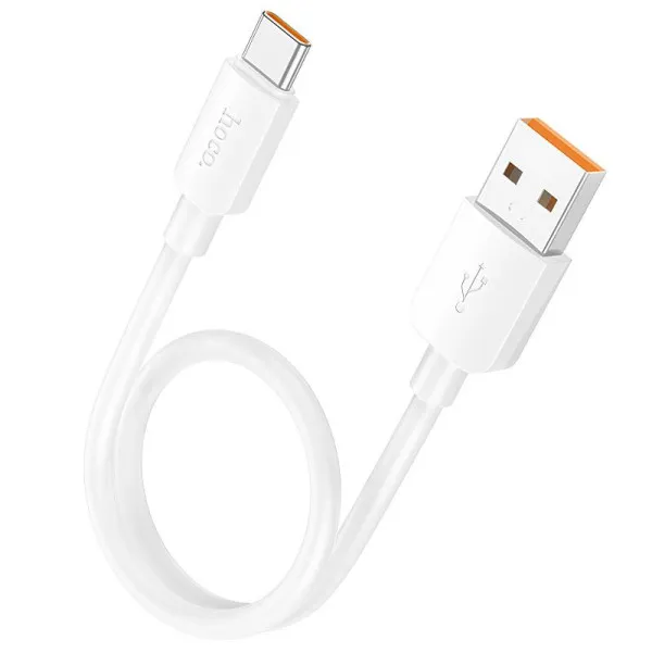Дата кабель Hoco X96 Hyper USB to Type-C 100W (0.25m) — Белый — фото 4