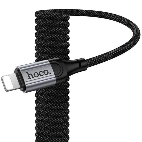 Дата кабель Hoco X121 Nuevo Type-C to Lightning 27W (1.5m) — Чорний — фото 4