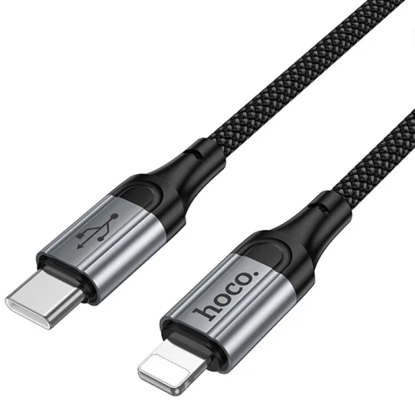 Дата кабель Hoco X121 Nuevo Type-C to Lightning 27W (1.5m) — Чорний — фото 5