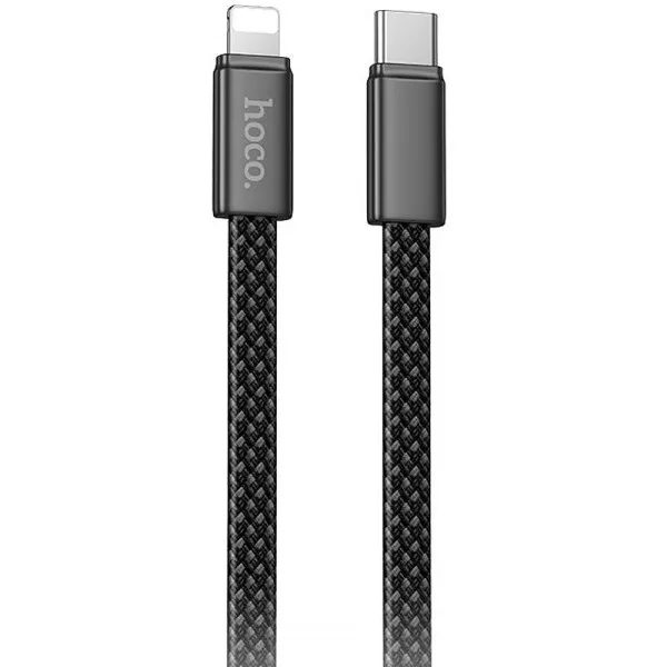Дата кабель Hoco X125 Exceso Type-C to Lightning 30W (1m) — Чорний — фото 1