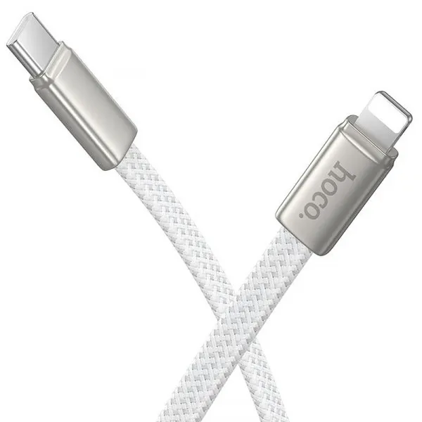 Дата кабель Hoco X125 Exceso Type-C to Lightning 30W (1m) — Білий — фото 2
