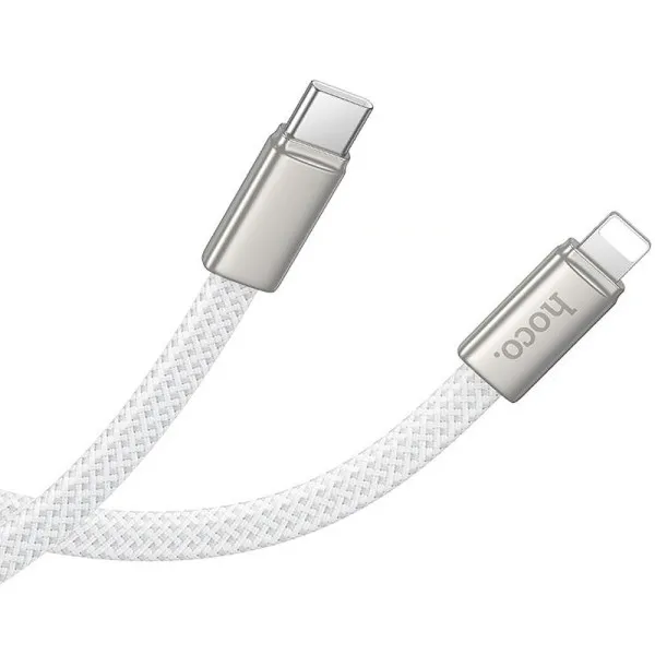 Дата кабель Hoco X125 Exceso Type-C to Lightning 30W (1m) — Білий — фото 3