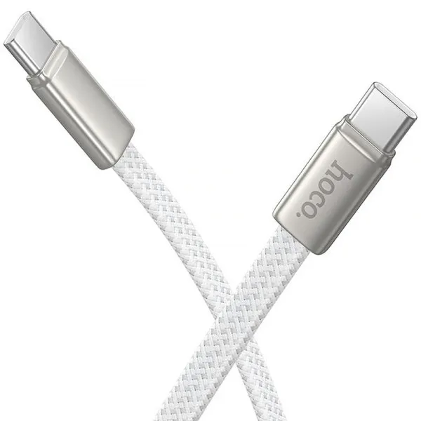 Дата кабель Hoco X125 Exceso Type-C to Type-C 60W (1m) — Білий — фото 2