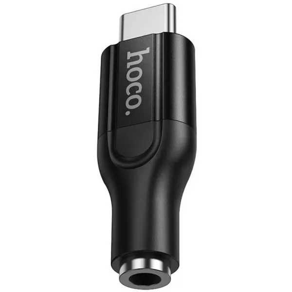 Перехідник Hoco UPA35 Mia Type-C to 3.5mm — Чорний — фото 1