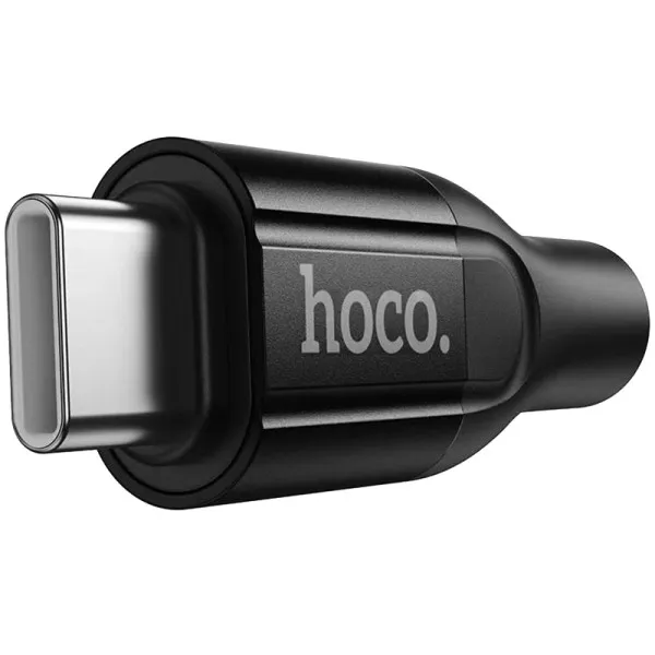 Перехідник Hoco UPA35 Mia Type-C to 3.5mm — Чорний — фото 5