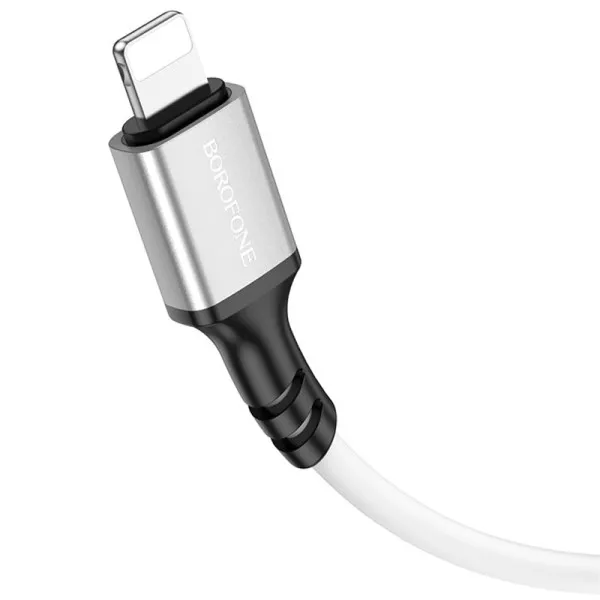 Дата кабель Borofone BX83 Famous USB to Lightning 2.4A (1m) — Белый — фото 3