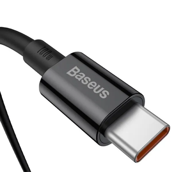 Дата кабель Baseus Superior Series Fast Charging Type-C to Type-C PD 100W (1m) (CATYS-B) — Черный — фото 2