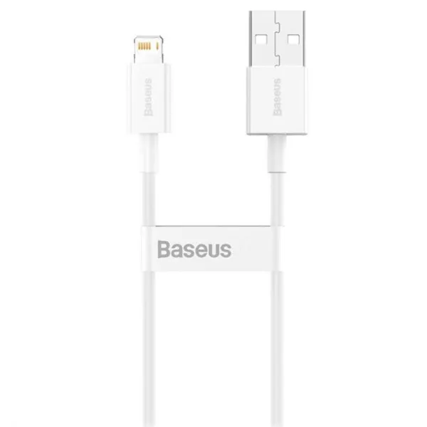 Дата кабель Baseus Superior Series Fast Charging Lightning Cable 2.4A (0.25m) (CALYS) — Білий