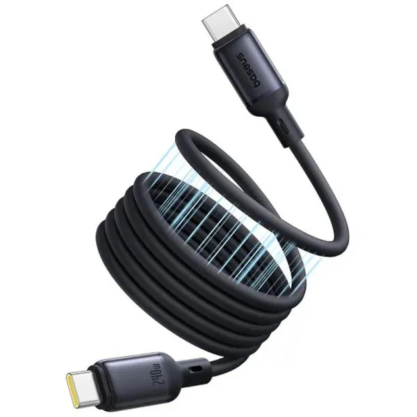 Дата кабель Baseus PicoGo Type-C to Type-C 240W (1m) (E04233) — Черный — фото 1