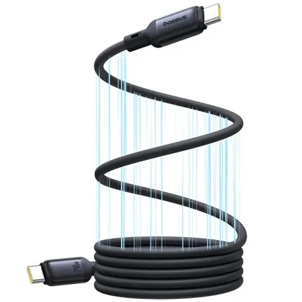 Дата кабель Baseus PicoGo Type-C to Type-C 240W (1m) (E04233) — Черный — фото 4