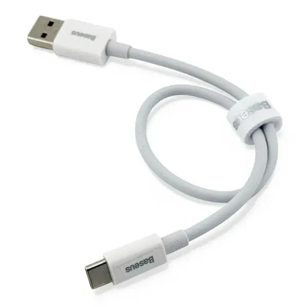 Дата кабель Baseus Superior Series Fast Charging USB to Type-C 100W (0.25m) (P10320102) — Білий — фото 3